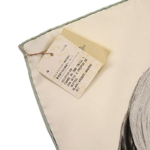 新品同様 エルメス カレ90 ブーツについて A PROPOS DE BOTTES シルク アイボリー スカーフ 0216 【中古】 HERMES