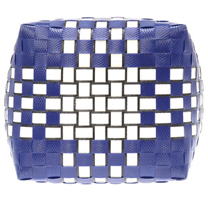 新品同様 マルニ マーケット ポッド バスケット ポリプロピレン ネイビー ホワイト ハンドバッグ バッグ 青 0218 【中古】 MARNI