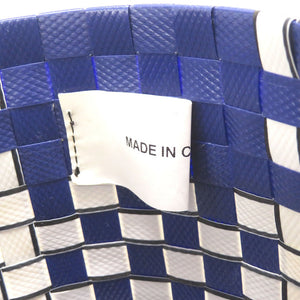 新品同様 マルニ マーケット ポッド バスケット ポリプロピレン ネイビー ホワイト ハンドバッグ バッグ 青 0218 【中古】 MARNI