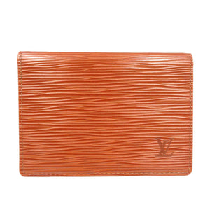 新品同様 ルイヴィトン エピ M63203 ポルト2カルトヴェルティカル ケニアブラウン パスケース 0255【中古】LOUIS VUITTON