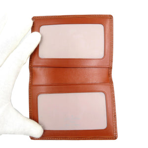 新品同様 ルイヴィトン エピ M63203 ポルト2カルトヴェルティカル ケニアブラウン パスケース 0255【中古】LOUIS VUITTON