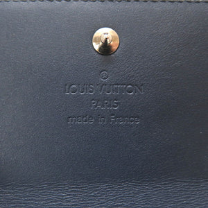 新品同様 ルイ ヴィトン モノグラムマット ポルトモネ ビエ カルトクレディ Wホック ネイビー M65115 二つ折り財布 財布 紺 LV 0228 【中古】 LOUIS VUITTON