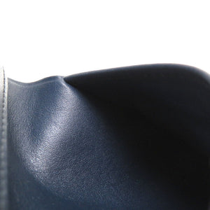 新品同様 ルイ ヴィトン モノグラムマット ポルトモネ ビエ カルトクレディ Wホック ネイビー M65115 二つ折り財布 財布 紺 LV 0228 【中古】 LOUIS VUITTON