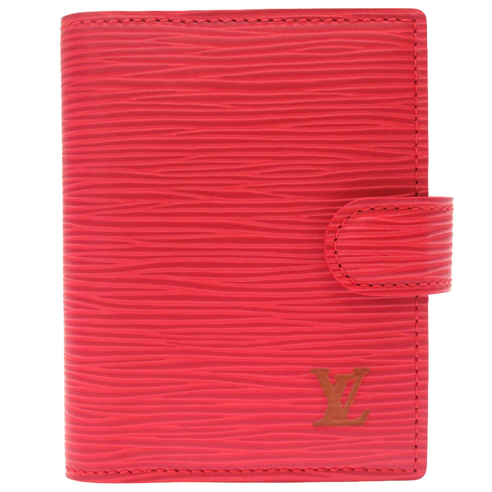 未使用 ルイ ヴィトン エピ アジェンダ ミニ カスティリアンレッド R20077 手帳カバー LV 0229 【中古】 LOUIS VUITTON