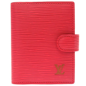未使用 ルイ ヴィトン エピ アジェンダ ミニ カスティリアンレッド R20077 手帳カバー LV 0229 【中古】 LOUIS VUITTON