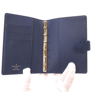 新品同様 ルイ ヴィトン エピ アジェンダPM ミルティーユ R2005G 手帳カバー ブルー 青 LV 0230 【中古】 LOUIS VUITTON メンズ