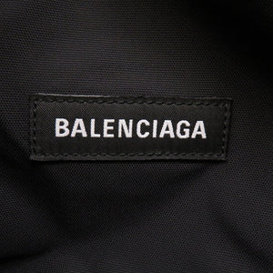 新品同様 バレンシアガ ロゴ ナイロン ブラック 567041 ボディバッグ バッグ 黒 0245 【中古】 BALENCIAGA メンズ