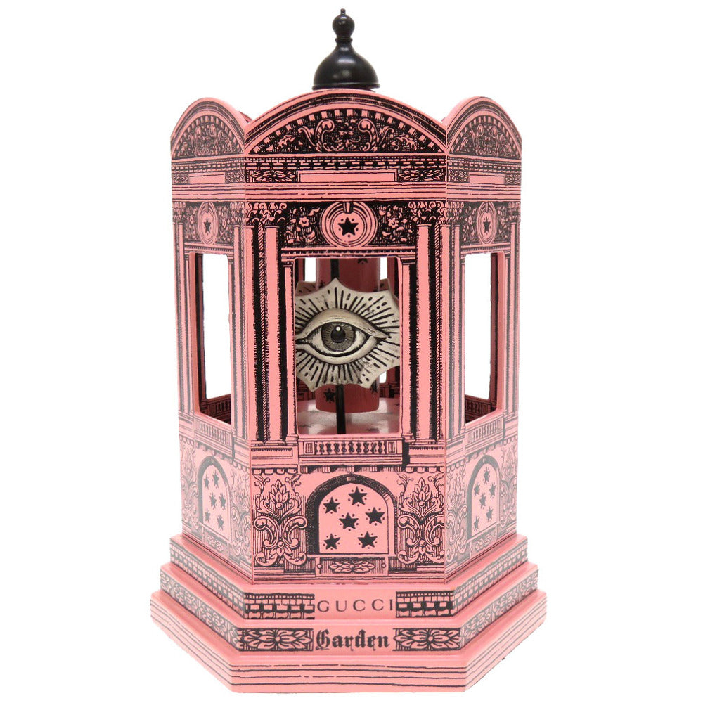 新品同様 グッチ ガーデン オルゴール ウッド ピンク オブジェ 0247 【中古】 GUCCI