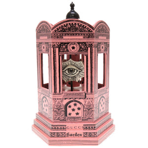 新品同様 グッチ ガーデン オルゴール ウッド ピンク オブジェ 0247 【中古】 GUCCI