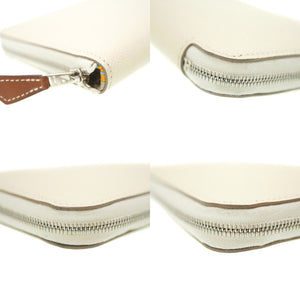 新品同様 エルメス アザップロング シルクイン エプソン クレ U刻印(2022年製) ラウンドファスナー長財布 0250【中古】HERMES