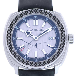ジャンリシャール テラスコープ ニック・ワレンダ 60500 自動巻き 腕時計 SS/ラバー シルバー文字盤 0249【中古】JEANRICHARD メンズ オートマ