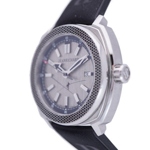 ジャンリシャール テラスコープ ニック・ワレンダ 60500 自動巻き 腕時計 SS/ラバー シルバー文字盤 0249【中古】JEANRICHARD メンズ オートマ