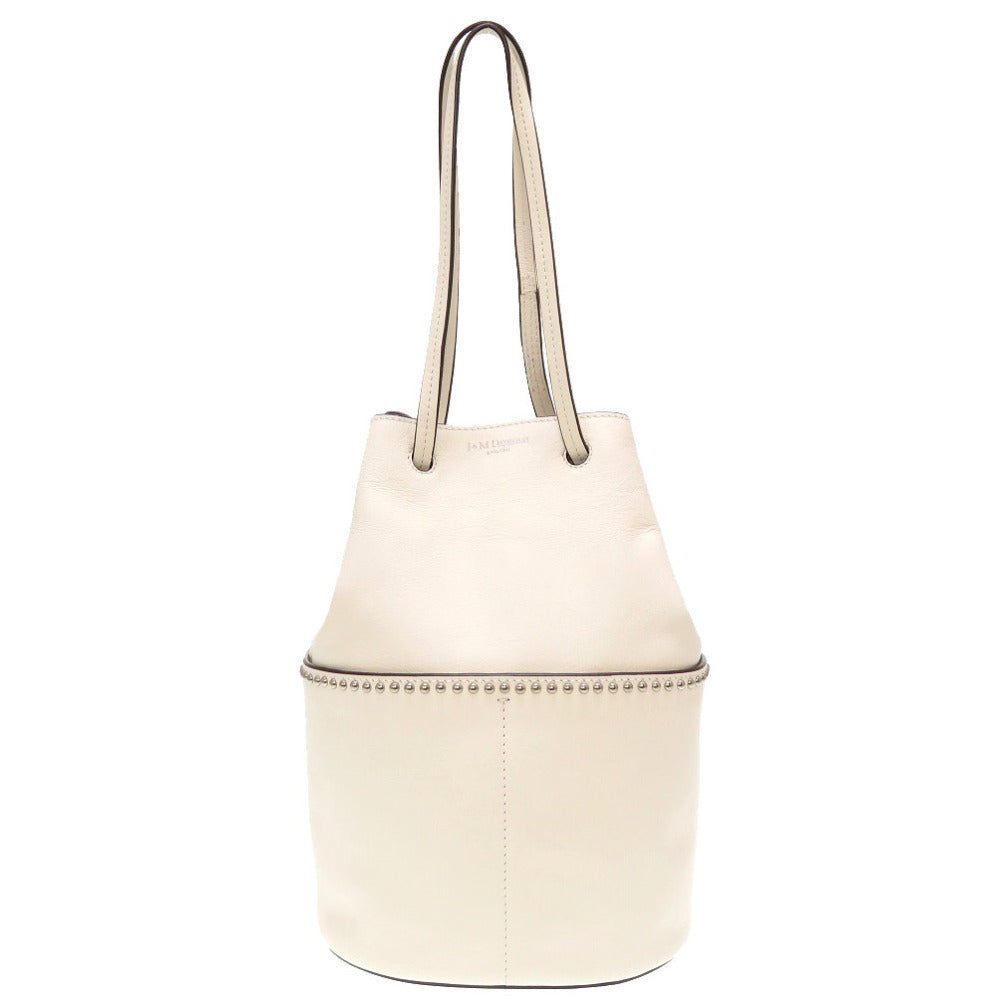 新品同様 ジェイ アンド エムデヴィッドソン カーニバル レザー ホワイト ショルダーバッグ バッグ 白 0252 【中古】 J&M Davidson