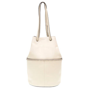 新品同様 ジェイ アンド エムデヴィッドソン カーニバル レザー ホワイト ショルダーバッグ バッグ 白 0252 【中古】 J&M Davidson