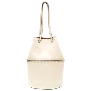 新品同様 ジェイ アンド エムデヴィッドソン カーニバル レザー ホワイト ショルダーバッグ バッグ 白 0252 【中古】 J&M Davidson