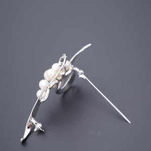 新品同様 ミキモト パール シルバー925 ブローチ アクセサリー 0254【中古】MIKIMOTO レディース