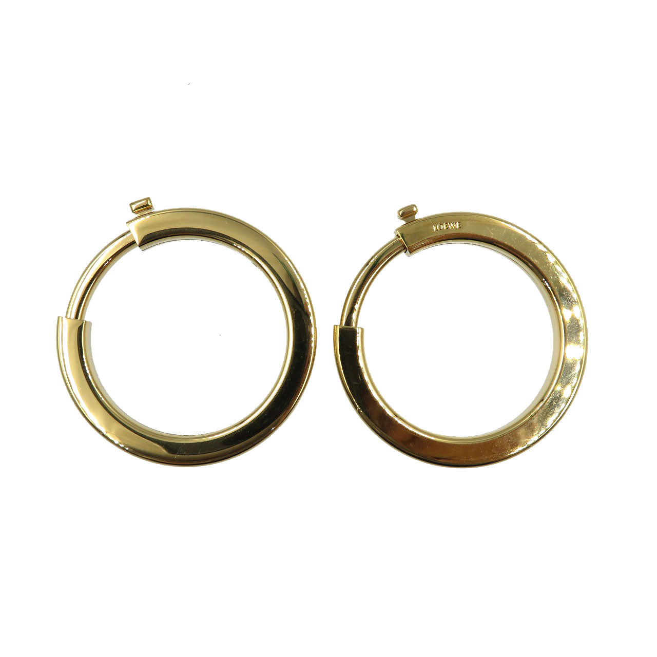 新品同様 ロエベ 117.17 メタル ゴールド ストラップ リング 0257【中古】LOEWE