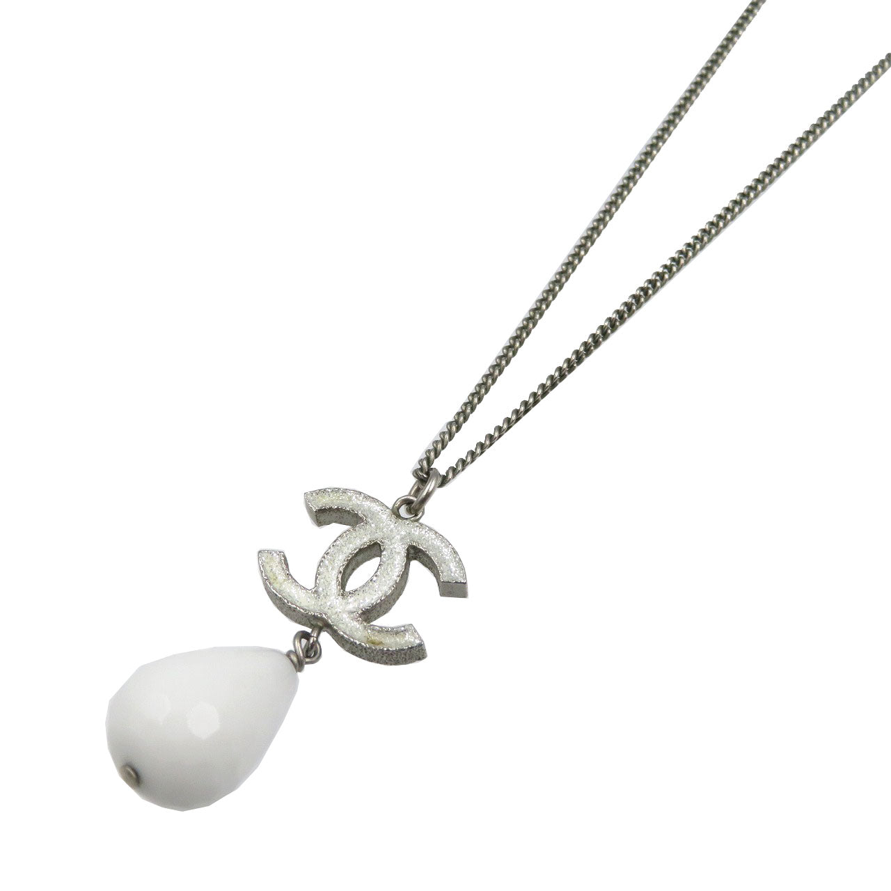 シャネル ココマーク メタル ラメ ネックレス 0261【中古】CHANEL