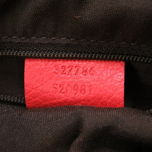 美品 グッチ レザー レッド 327786 ワンショルダーバッグ バッグ 赤 0266 【中古】 GUCCI