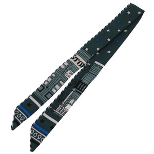 新品同様 エルメス ツイリードールキャンディ paris station パリステーション シルク ヴェールシプレ ブルーアズール スカーフ リボン 0269 【中古】 HERMES