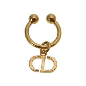 美品 クリスチャン ディオール プチCD ロゴ ゴールド メタル イヤーカフ アクセサリー 0275 【中古】 Christian Dior レディース