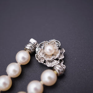 美品 本真珠 パール 7ｍｍ ネックレス アクセサリー 0002【中古】レディース