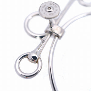 新品同様 エルメス ループ ミディアム シルバー 925 ピアス アクセサリー 0003【中古】HERMES