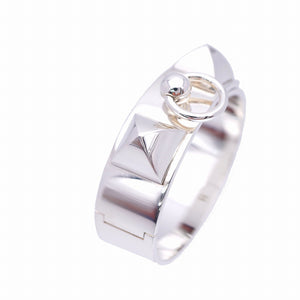 美品 エルメス コリエドシアン MM シルバー925 バングル ブレスレット SH アクセサリー 0005【中古】HERMES