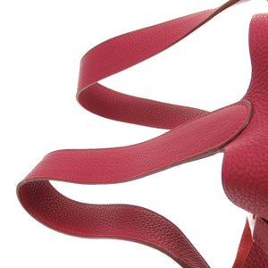 美品 エルメス ピコタンロックGM トリヨンクレマンス ルビー シルバー金具 □N刻印 ハンドバッグ バッグ 赤 0009 【中古】 HERMES