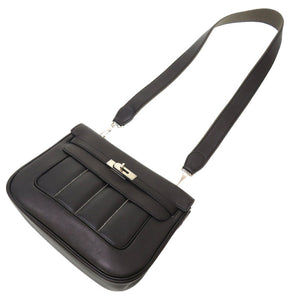 新品同様 エルメス ベルリンヌ28 ヴォースイフト ブラック シルバー金具 □Q刻印 ショルダーバッグ バッグ 黒 0017 【中古】 HERMES