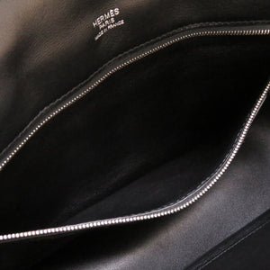 新品同様 エルメス ベルリンヌ28 ヴォースイフト ブラック シルバー金具 □Q刻印 ショルダーバッグ バッグ 黒 0017 【中古】 HERMES