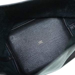 美品 エルメス
 ピコタンロックMM ハンドバッグ
 トリヨンクレマンス ブラック C刻印 0024
【中古】HERMES レディース