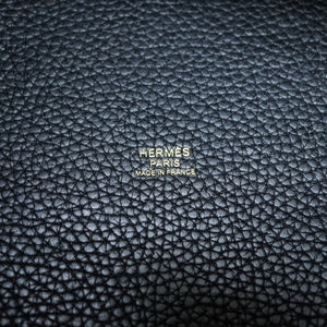 美品 エルメス
 ピコタンロックMM ハンドバッグ
 トリヨンクレマンス ブラック C刻印 0024
【中古】HERMES レディース