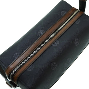 美品 ベルルッティ アバンチュール ガリバー ショルダーバッグ レザー/PVC ブラック パティーヌ 0025【中古】BERLUTI