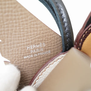 未使用 エルメス バーディ エプソン/シェーブル/スイフト / アニオン エトゥープ チャーム キーホルダー U刻印(2022年製) 0038【中古】HERMES