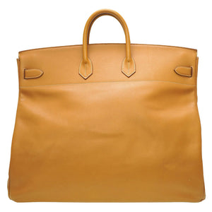 エルメス オータクロア55 アルデンヌ ナチュラル □B刻印 ゴールド金具 ハンドバッグ 0040【中古】HERMES