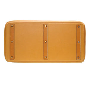 エルメス オータクロア55 アルデンヌ ナチュラル □B刻印 ゴールド金具 ハンドバッグ 0040【中古】HERMES