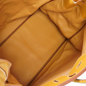 エルメス オータクロア55 アルデンヌ ナチュラル □B刻印 ゴールド金具 ハンドバッグ 0040【中古】HERMES