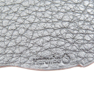 未使用 エルメス プティアッシュGM ティーポット ヴォーエプソン トゴ テールバテュー ブラック レッド バッグチャーム キーホルダー 0043【中古】HERMES