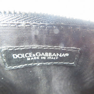 未使用 ドルチェアンドガッバーナ レザー シルバー金具 マルチカラー カードケース 0044【中古】DOLCE&GABBANA