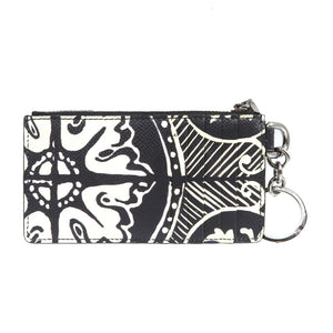 未使用 ドルチェアンドガッバーナ レザー シルバー金具 マルチカラー カードケース 0044【中古】DOLCE&GABBANA