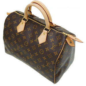 新品同様 ルイヴィトン モノグラム スピーディ30 M41526 ハンドバッグ LV 0054【中古】LOUIS VUITTON