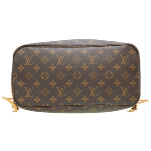 美品 ルイヴィトン モノグラム ネヴァーフルMM ポーチ付 M40995 トートバッグ LV 0055【中古】LOUIS VUITTON 新型