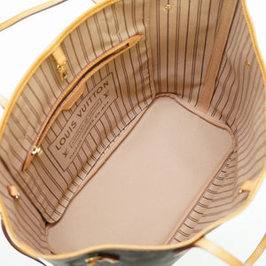 美品 ルイヴィトン モノグラム ネヴァーフルMM ポーチ付 M40995 トートバッグ LV 0055【中古】LOUIS VUITTON 新型