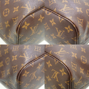 美品 ルイヴィトン モノグラム ネヴァーフルMM ポーチ付 M40995 トートバッグ LV 0055【中古】LOUIS VUITTON 新型