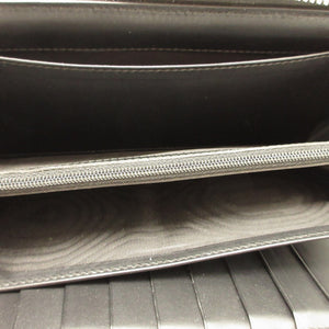 グッチ シェリーライン 481729 GGスプリーム レザー ブラック 黒 ラウンドファスナー長財布 財布 0057【中古】GUCCI