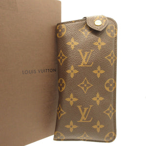 美品 ルイヴィトン モノグラム M66544 エテュイ リュネットMM 眼鏡ケース サングラスケース 小物入れ 0059【中古】LOUIS VUITTON