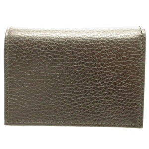 新品同様 グッチ GGマーモント 499361 コンパクトウォレット バタフライ ラインストーン レザー ブラック 黒 2つ折り財布 財布 0063【中古】GUCCI