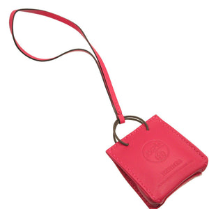 新品同様 エルメス サックオランジュ Y刻印(2020年製) アニューミロ ローズメキシコ バッグチャーム キーホルダー 0067【中古】HERMES