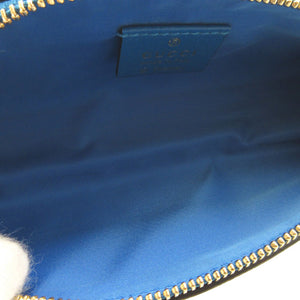 新品同様 グッチ 662129 ディズニー ドナルドダック GGスプリーム ベージュ ブルー 青 ペンケース 筆箱 ポーチ 0071【中古】GUCCI